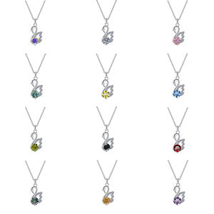 Collar con Colgante de Cisne de Diamante de Moissanita VVs1 de 1Ct en Plata de Ley S925, Joyería Fina Clásica, Regalo para Dama para Fiesta de Cumpleaños - Product Image 6