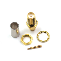 Connecteur coaxial RF SMA RPSMA de haute qualité, directement de l'usine, femelle, mâle, prise jack, 50 ohms