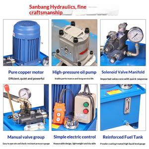 Yeni XTCG Hidrolik Güç Ünitesi Manuel Hidrolik Pompa İstasyonu 10-50 Ton Dökme Demir Hidrolik Pres Delme Makinesi Ahşap - Product Image 3