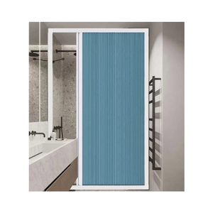 Porte de <span class=keywords><strong>douche</strong></span> coulissante TONGFA RV avec tissu non tissé imperméable - Cadre en aluminium et écran pliable en nid d'abeille pour <span class=keywords><strong>camping</strong></span>-<span class=keywords><strong>car</strong></span> - Product Image 2