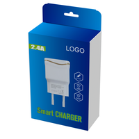 Nouvel arrivage de boîte d'emballage de chargeur de voiture boîte de papier de chargeur rapide d'ordinateur de téléphone portable boîte de produit électronique intelligente de taille personnalisée