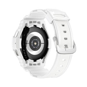 ShanHai – coque de protection <span class=keywords><strong>2</strong></span> en 1 TPU pour <span class=keywords><strong>Samsung</strong></span> Galaxy <span class=keywords><strong>Watch</strong></span> 4 40mm 44mm Bracelet de poignet pour Galaxy <span class=keywords><strong>Watch</strong></span> <span class=keywords><strong>Active</strong></span> 4 - Product Image 2