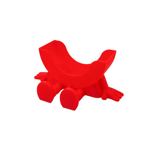 Supporto per scolapiatti a forma di rana blu da 5,9 pollici, lavabile in lavastoviglie, per stoviglie - Product Image 4