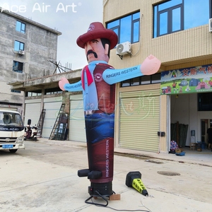 Mascota Inflable Gigante de Vaquero del Oeste con Logotipo Personalizado, Bailarín de Aire Inflable para Publicidad y Promoción en Exteriores - Product Image 3