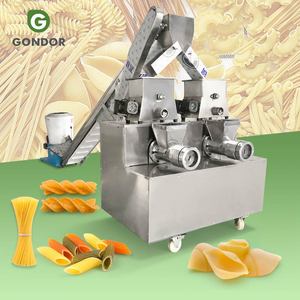 Shell Macaroni Malaysian Itley Commercial <span class=keywords><strong>Spaghetti</strong></span> Pasta Hacer 600 Kg por Hora Máquina Bronce Hecho en China - Product Image 1