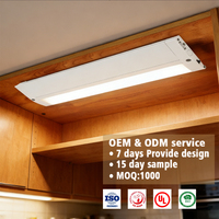 Éclairage LED sous-meuble de cuisine connectable 4W lumière du jour, longueur 229mm, couvercle PC, corps en aluminium – Fabrication chinoise sur mesure