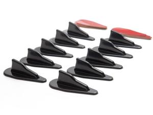 Evrensel EVO tarzı siyah Shark Fin Spoiler ABS çatı kanat, 10 Set araba aksesuarları - Product Image 3