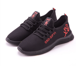 Nuovo marchio di moda Sneakers da <span class=keywords><strong>donna</strong></span> <span class=keywords><strong>scarpe</strong></span> nere da <span class=keywords><strong>donna</strong></span> Casual morbido Sole antiscivolo madre <span class=keywords><strong>sportive</strong></span> in Mesh traspirante - Product Image 4