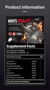 Tablet Peningkat Vitalitas Pria Herbal Maca Epimedium Ashwagandha, Suplemen Penguat Energi Pria - Product Image 2