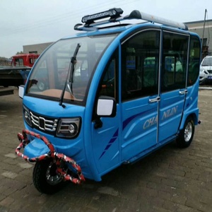 China Factory Price 3 Wheel Electric Closed Tricycle Rickshaw with 60V 52Ah Battery 40-50km/h Max Speed 3 <b>Passengers</b> for Adults - Product Image 2