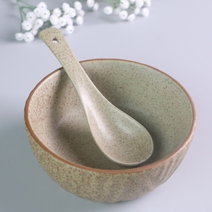 Vajilla Japonesa Moderna de porcelana, <span class=keywords><strong>cucharas</strong></span> de degustación, venta al por mayor, cuchara de servicio de sopa de mesa con mango de cerámica, cuchara de sopa China personalizada - Product Image 5