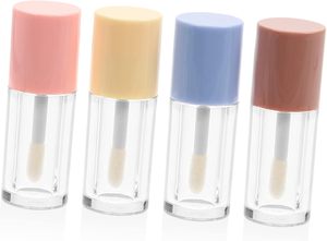 Custom <b>Plastic</b> Lip Gloss <b>Tube</b> with Screw Cap Empty Packaging Custom Color & Screen Printing 25mm Diameter - Product Image 2
