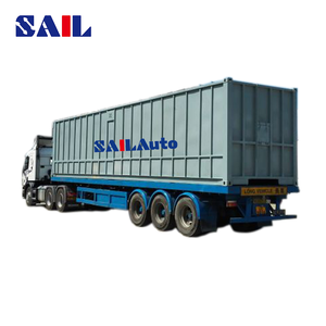 SAIL Custom 40 pies Vans Semi Trailer Truck con <span class=keywords><strong>4x4</strong></span> Drive Wheel Electric 4x2 Cámara trasera Usado Cargo Van Car Sanitation Box OEM" - Product Image 2