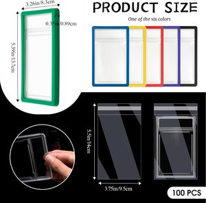 Natural Rubber Multicolor Bumper Guards Slip Proof <b>Protector</b> for Graded <b>Card</b> Slabs Trading Cases - Product Image 2