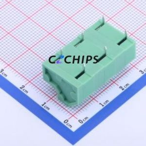 KF237-10.16-3P Spring Terminal Block Through hole Component (THT),P=10.16mm Connector 1x3P 10.16mm Green 3P - Product Image 2