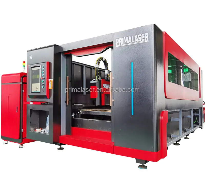 Primalaser High Speed Fiber Lasersnijmachines Voor Roestvrijstalen Koolstofstaal Aluminium Snijmachine