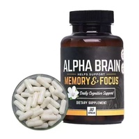 Produits de dropshipping en gros, capsules de santé Alpha Brain de haute qualité, complément alimentaire premium à base de citicoline pour le cerveau