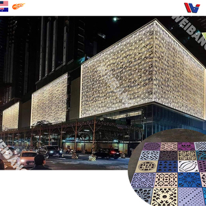 Pannelli di rivestimento in metallo con pannello in alluminio intagliato personalizzati per decorazione a parete con decorazione architettonica per facciata sistemi di rivestimento a parete - Product Image 1