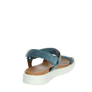Sandalo piatto da donna Geox D45PAB 022NF Avio Blue con tacco piatto, taglia 39 - Product Image 3
