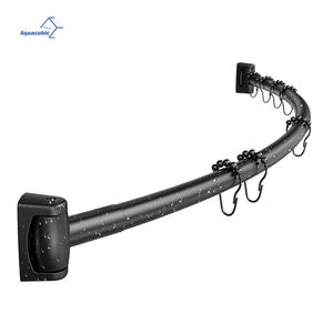 <span class=keywords><strong>Tringle</strong></span> de douche incurvée noire de 60 pouces pour salle de bain, <span class=keywords><strong>baignoire</strong></span>, coin de douche - Product Image 3