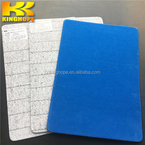 Matériel pour chaussures : Semelle intérieure à rayures, feuille Strobel, feuille zebra, carton avec Azul Goma Eva Bleu Eva - Product Image 1