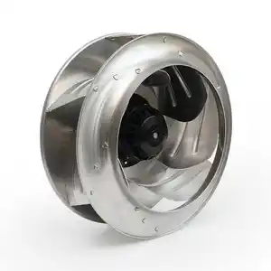 10 Inch 250 mm AC motor High pressure high cfm backward curved centrifugal impeller radial blower fan