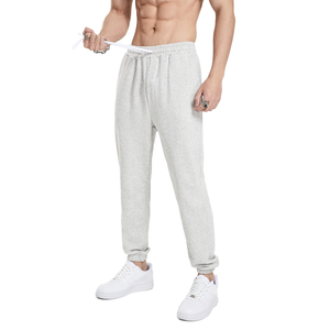 65% Algodón 35% Poliéster Corte Regular Cintura Alta Recharge Boyfriend Apliques Felpa Ecológico Transpirable Gris Claro Mujer - Product Image 1