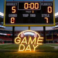 Enseigne néon personnalisée Neonawall OEM ODM GAME DAY LED pour la maison, le bar, le café, les fêtes, les événements, toutes occasions, décoration commerciale