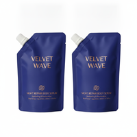 Pochettes souples à bec verseur 50ml 100ml, sachets de recharge pour savon liquide et crème visage, en PE pour pochettes souples mates verticales