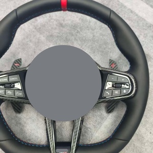 Volante Deportivo de Carreras para BMW G30 G20 Lci 2019-2024, Volante de Fibra de Carbono con Cuero Perforado para Automóvil Mejorado - Product Image 4