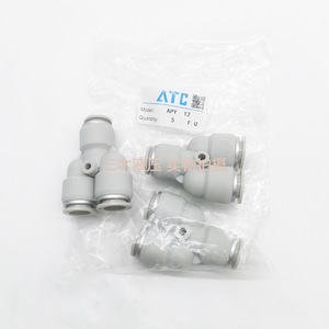 Airtac APY Three Way <b>Quick</b> Connect Fitting Plastic Pneumatic <b>Connector</b> APY4 6 8 10 12 - Product Image 3