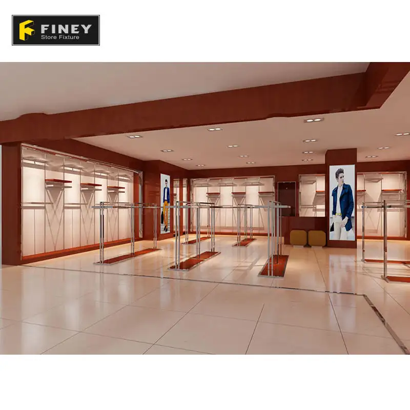 Men's Clothing Shop Interior Design Display Furniture