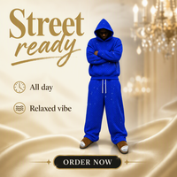 Ensemble de survêtement deux pièces personnalisé de haute qualité pour fournisseur, avec sweat à capuche et pantalon de survêtement amples en strass, 600-800 g/m²
