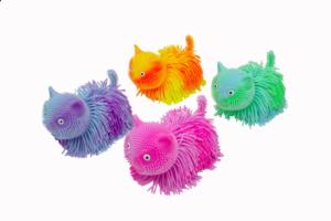 XTQ Anti Stress giocattolo due colori misti peli folti gatto strizza Fidget bambini giocattolo - Product Image 2