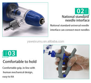 पशु चिकित्सा समायोज्य खुराक इंजेक्शन बंदूक पुनः प्रयोज्य प्लास्टिक सिरिंज पशुओं के लिए सुरक्षित निरंतर खुराक अनुप्रयोग - Product Image 5