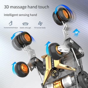 VCT-109DM Luxus Smart Heat Sofa Ganzkörper Spa Shiatsu Massage für Bein High-End 4D Dual Bewegung Schwerelosigkeit Massage stuhl - Product Image 4