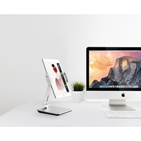 Support de tablette pliable réglable en alliage d'aluminium avec rotation pour salon et utilisation PC