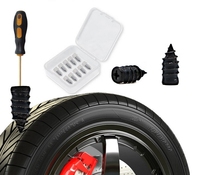 Vis universelle en caoutchouc sans chambre à air pour réparation de pneus de voiture et de moto – Accessoire de réparation de crevaison