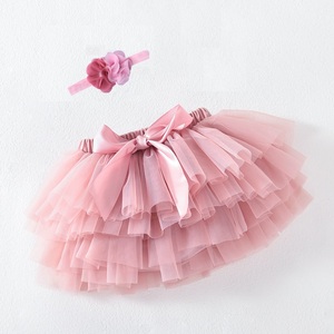 Toptan bebek yürümeye başlayan çocuklar tutu bloomer ile ruffles butik giyim kız tutu etek Pettiskirt - Product Image 4