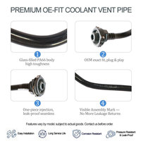 Tuyau de radiateur en caoutchouc 1343.N9 pour Peugeot 206 207 Citroën C2, tuyau supérieur de refroidissement du système de climatisation, vente en gros d'usine