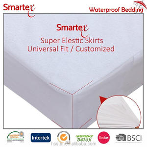 Serviette en tricot éponge imperméable en <span class=keywords><strong>coton</strong></span> non allergène drap-housse style uni housse de protection de <span class=keywords><strong>matelas</strong></span> couverture de lit de protection pour - Product Image 3