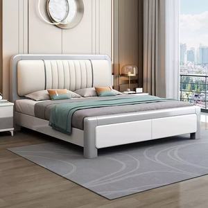 <span class=keywords><strong>Cama</strong></span> <span class=keywords><strong>de</strong></span> plataforma tapizada moderna con soporte <span class=keywords><strong>de</strong></span> listón <span class=keywords><strong>de</strong></span> madera, marco <span class=keywords><strong>de</strong></span> <span class=keywords><strong>cama</strong></span> <span class=keywords><strong>de</strong></span> cabecera <span class=keywords><strong>de</strong></span> <span class=keywords><strong>polipiel</strong></span> gris y blanco - Product Image 6