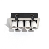 Plafonnier encastré à LED COB à intensité variable de haute qualité Downlight de conception carrée moderne Spot à LED anti-éblouissement
