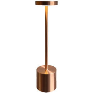 Lámpara de Mesa Moderna con Base de Plástico Amarillo Ecológico, Pantalla de Cristal en Forma de Cono, E26 LED, Cuello Flexible, Luz Blanca Cálida, CRI 80 AC - Product Image 1