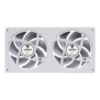 Ventilador AntarcChill 240 ARGB con Refrigeración Integrada, Efecto Espejo Lateral Todo en Uno, Ventilador ARGB PWM de 4 Pines, Rodamiento Fluido, Velocidad de 450-1800 RPM