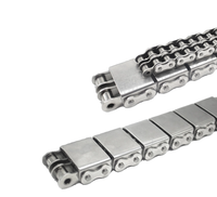 Cadena de Rodillos de Transmisión de Acero Inoxidable Tipo U08B - U2 10B-U2 12B-U2 16b-U2 para Tanque de Accesorios, Piezas de Maquinaria para Restaurantes