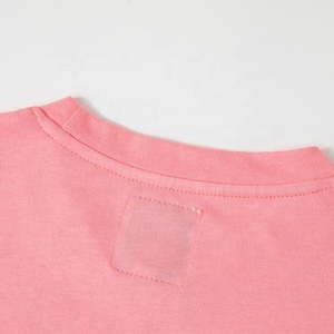 Personnalisation T-shirt rose à manches courtes, T-shirt imprimé DTG, T-shirts en coton pour hommes - Product Image 3