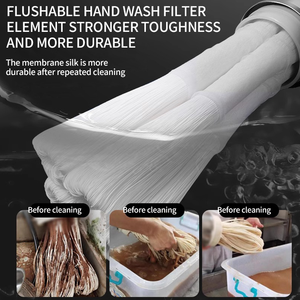 304 thép không gỉ 2500L có thể giặt pvdf màng trầm tích bùn lọc nước toàn bộ nhà Lọc nhà ở cho nước giếng - Product Image 3