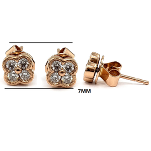 Créoles rondes de boucles d'oreilles pour femmes, bijoux fins, en or Rose massif 18K, 100% naturels, diamant de Hong Kong, couleur or, livraison gratuite - Product Image 2