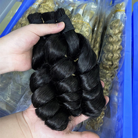 Cheveux humains brésiliens Remy en vrac, non traités, à ondulations lâches, pour tressage, cuticules alignées, sans trame, ondulations profondes naturelles, vente en gros